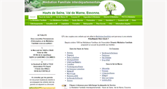 Desktop Screenshot of mediationfamiliale.info